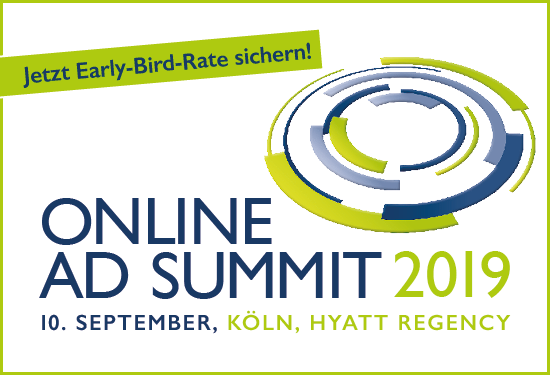 Online Ad Summit 2019: Early-Bird-Phase sowie Call for Papers eröffnet